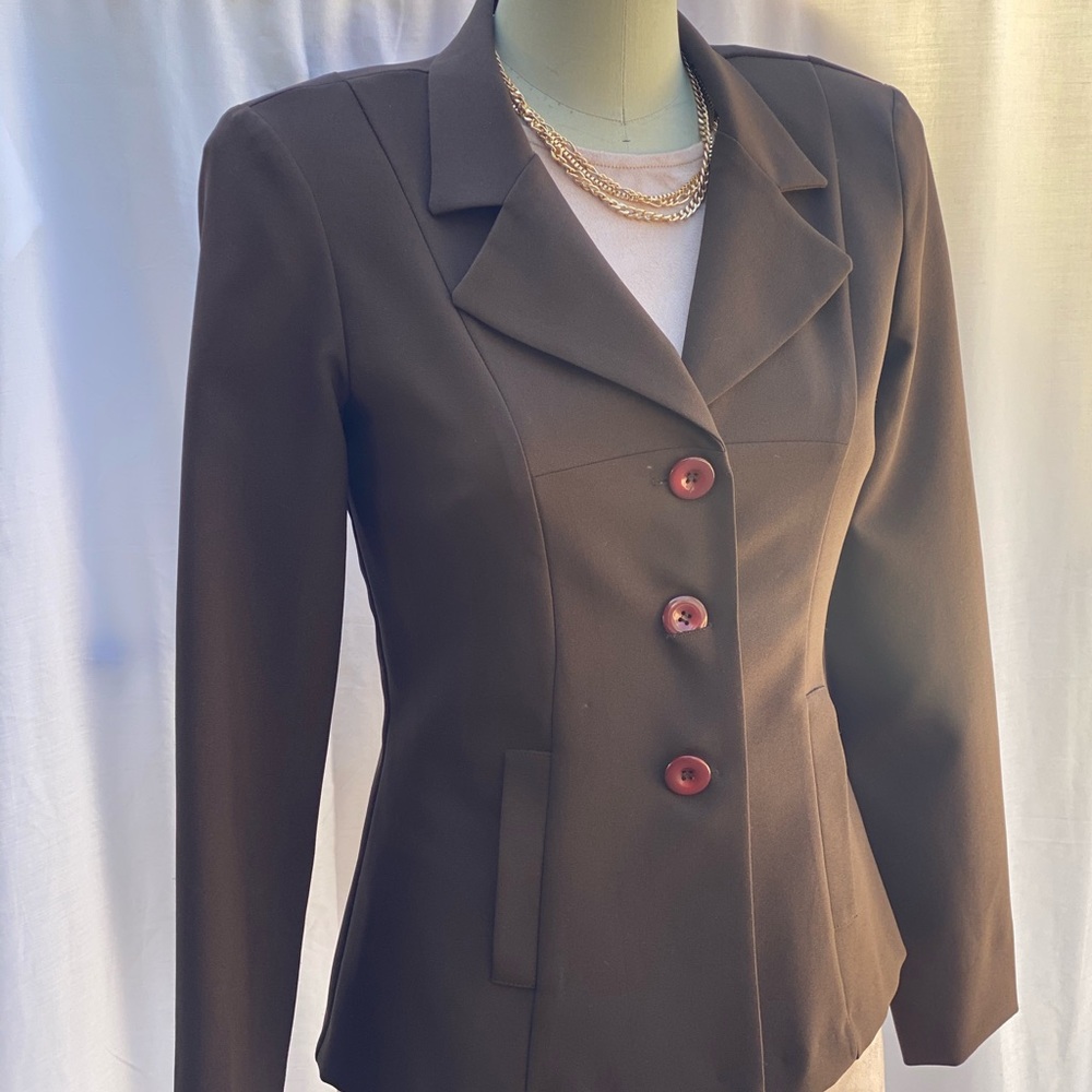 Xoxo Padded Shoulder Vintage Blazer